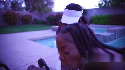 Ebony Threesome FFM